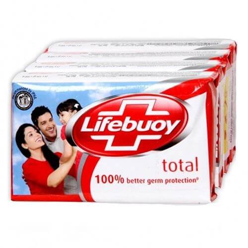 Lifebuoy Bathing Soap - Total, 90 g Pack of 3